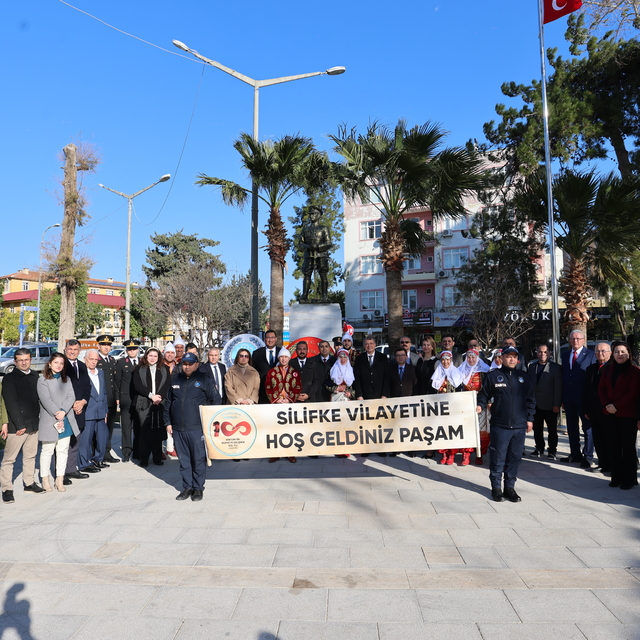 Atatürk'ün Silifke'ye gelişinin 100. yıl dönümü törenle kutlandı