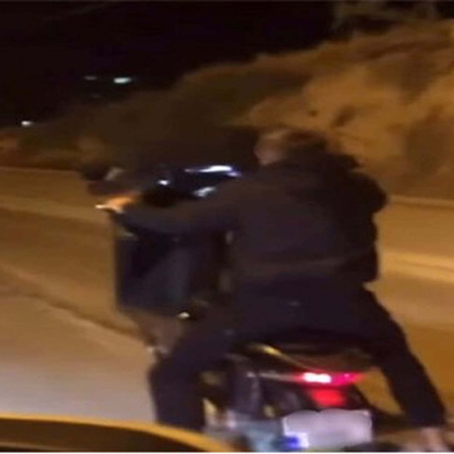 Motosikletin önünü kaldıran sürücüye 48 bin lira ceza