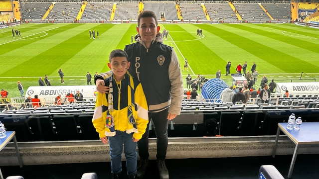 Şanlıurfalı engelli çocuğun Fenerbahçe hayali gerçekleştirildi