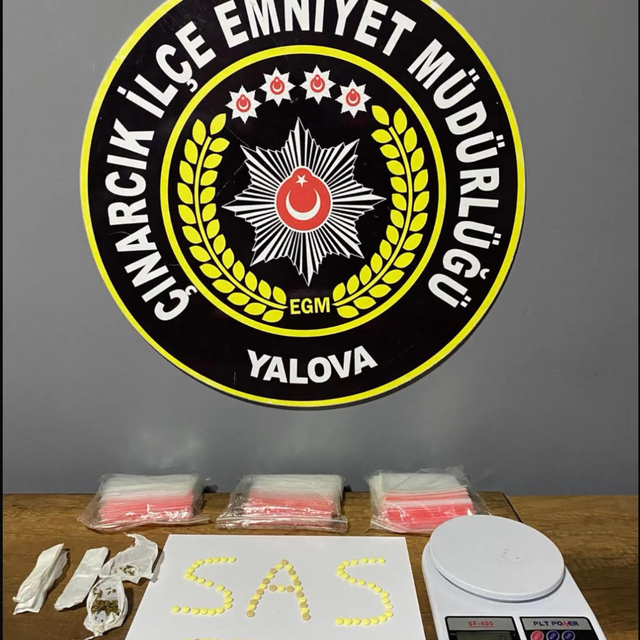 Yalova'da, uyuşturucu operasyonunda 1 kişi tutuklandı