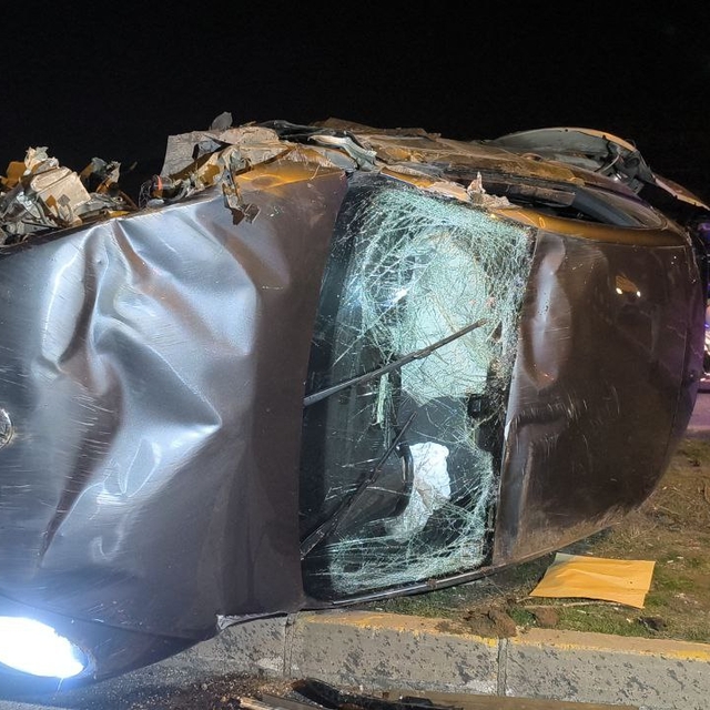 Kırıkkale'de tırla otomobilin çarpıştığı kazada 2 kişi yaralandı