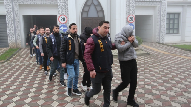 Kocaeli merkezli dolandırıcılık operasyonunda 33 şüpheli tutuklandı