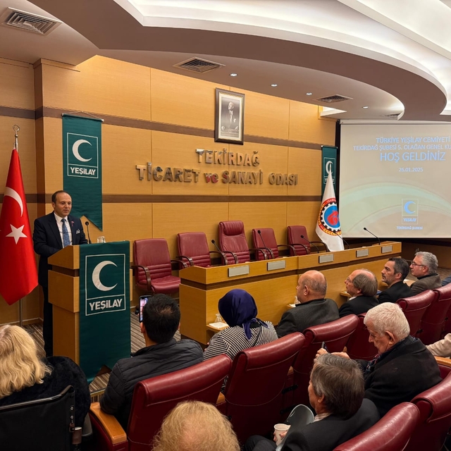 Yeşilay Tekirdağ Şube Başkanlığına yeniden Soykırlı seçildi