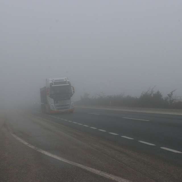 Kastamonu'da sis etkili oluyor