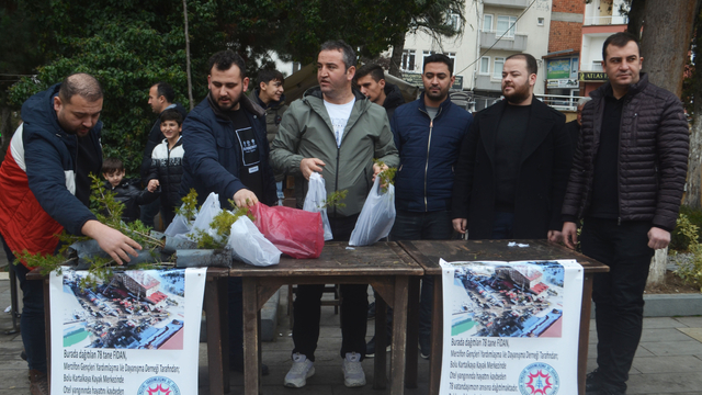 Merzifon'da, Kartalkaya'daki otel yangınında hayatını kaybedenler anıldı