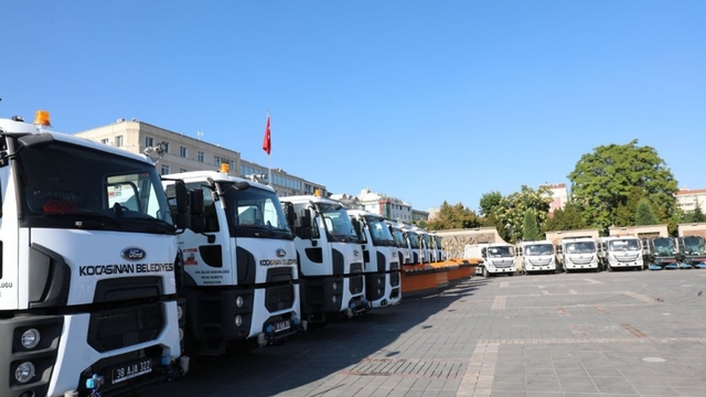 Kocasinan güçlendirdiği araç filosuyla çevreye de katkı sağlıyor