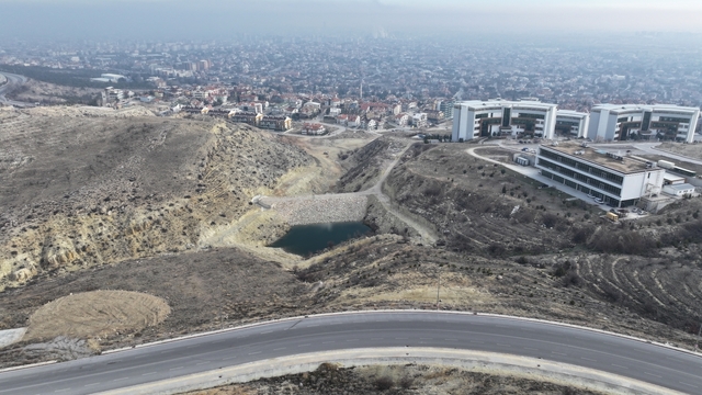 Konya Büyükşehir Belediyesi, NEÜ kampüsü içindeki taşkın göletini tamamladı