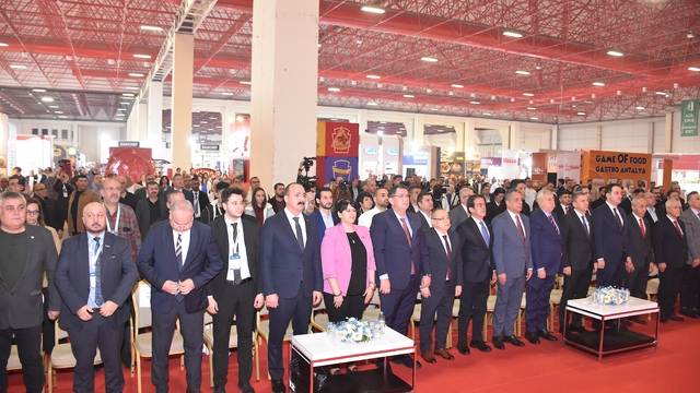 31. Uluslararası Gıda ve İçecek İhtisas Fuarı, Antalya'da açıldı