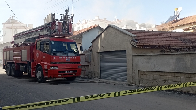 Karaman'da müstakil evde çıkan yangın söndürüldü