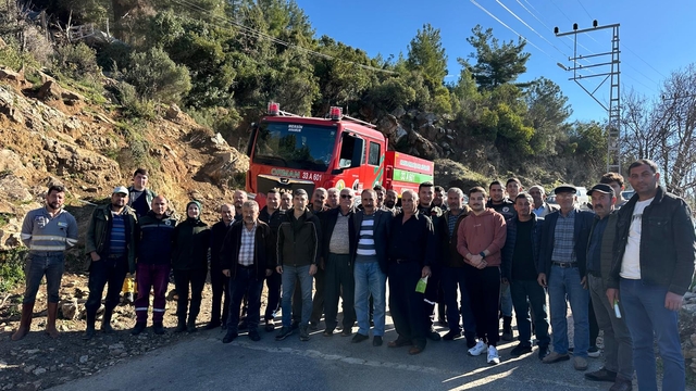 Anamur'da vatandaşlar orman yangınlarıyla mücadele konusunda bilgilendirildi