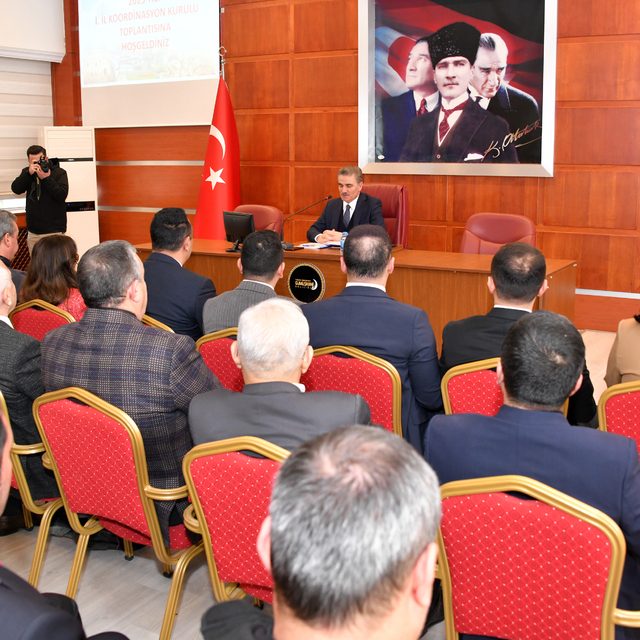 Gümüşhane'de İl Koordinasyon Kurulu Toplantısı yapıldı