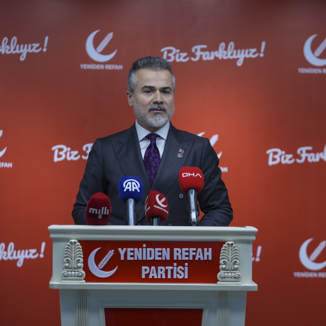 Yeniden Refah Partisi Genel Başkan Yardımcısı Kılıç, basın toplantısı düzen...