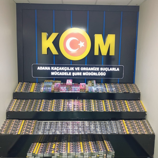 Adana'da kaçak sigara bulunan iş yerinin sahibi gözaltına alındı