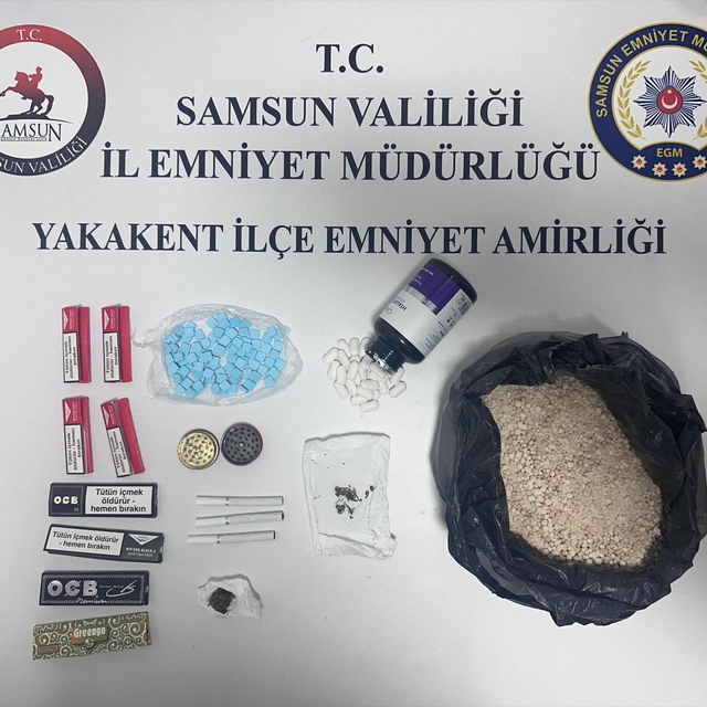 Samsun'da uyuşturucu operasyonunda 1 zanlı yakalandı