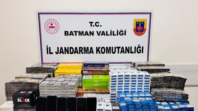 Batman'da 2 bin 262 paket kaçak sigara ele geçirildi
