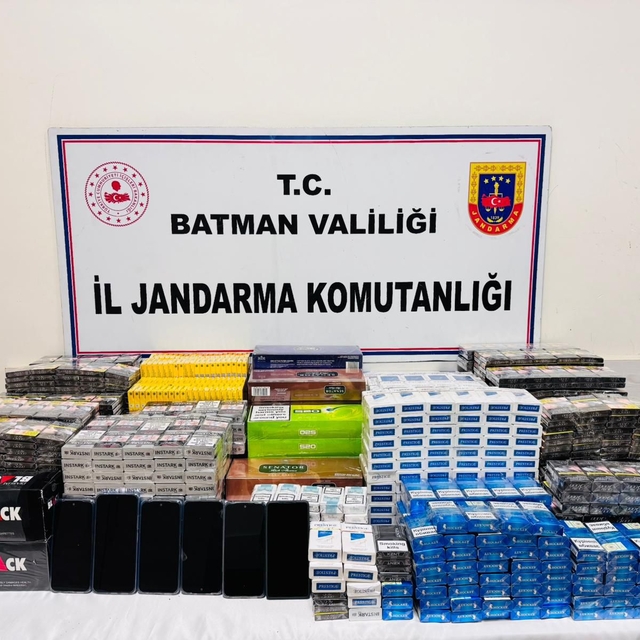 Batman'da 2 bin 262 paket kaçak sigara ele geçirildi