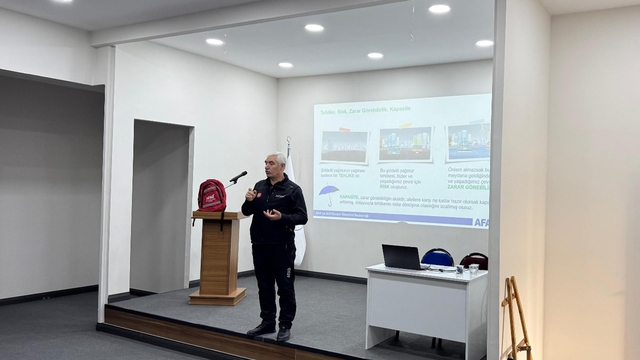 Sorgun Belediyesi personeline afet ve yangın eğitimi verildi