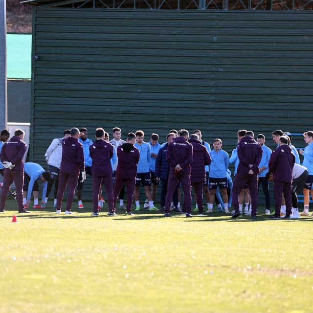 Trabzonspor, Kayserispor maçının hazırlıklarını sürdürdü