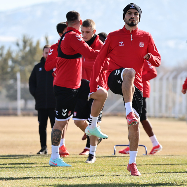 Sivasspor, Eyüpspor maçı hazırlıklarını sürdürdü