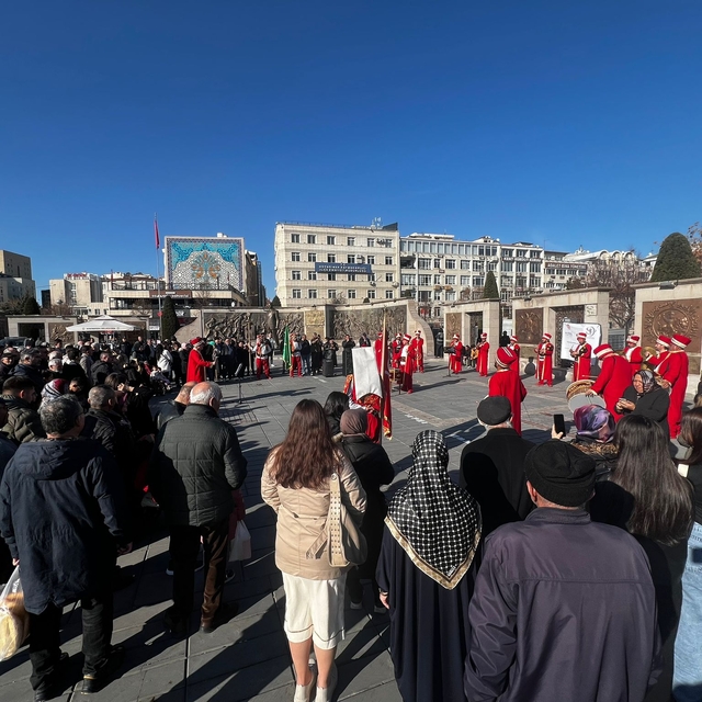 Kayseri'de yükümlülerden oluşan mehter takımı konser verdi