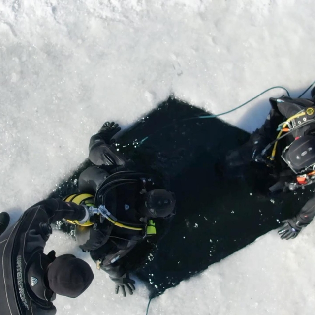 Jandarmanın 'buz' gibi eğitim