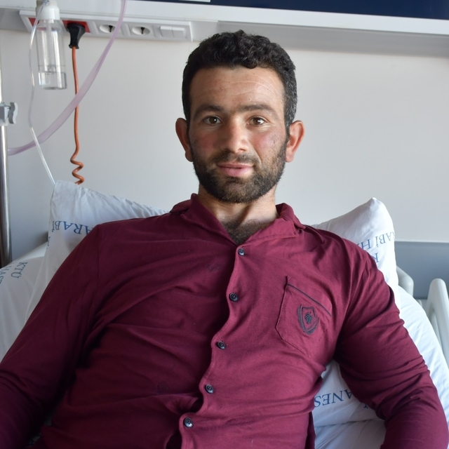 Trabzon'da bir hastanın göğüs boşluğundan 3,5 kilogram tümör çıkarıldı