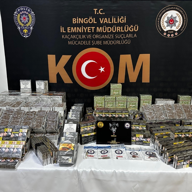 Bingöl'de uyuşturucu ve kaçakçılık operasyonunda 7 şüpheli yakalandı