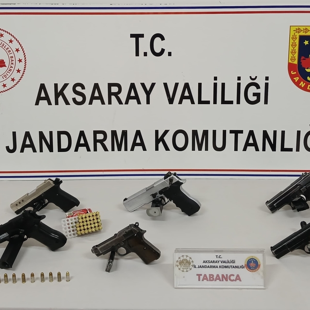 Aksaray'da silah kaçakçılığı operasyonunda yakalanan şüpheli tutuklandı