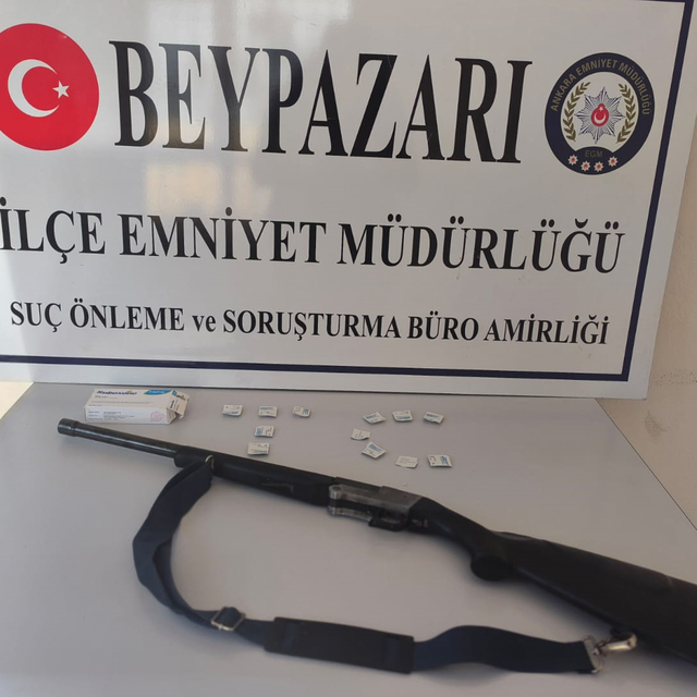 Beypazarı'nda firari mahkum yakalandı