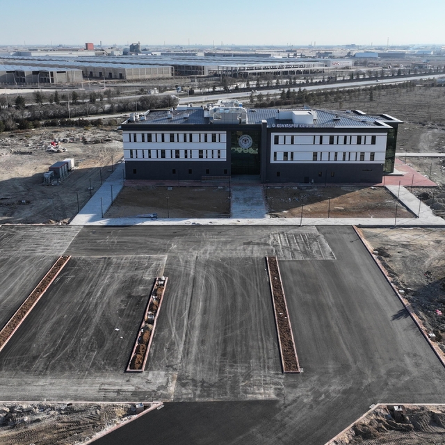 Kayacık Tesisleri'ndeki otopark zemin asfaltının yapımı tamamlandı