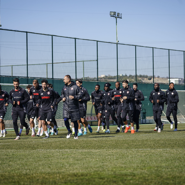 Gaziantep FK, Galatasaray maçının hazırlıklarını sürdürdü