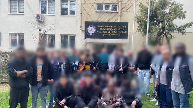 Bursa'da kaçak göçmenlere yer temin eden şüpheli tutuklandı