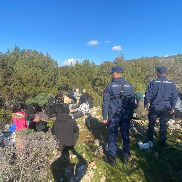 Muğla'da 18 düzensiz göçmen yakalandı