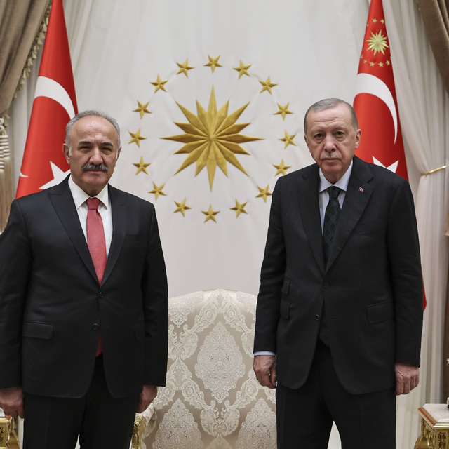 Cumhurbaşkanı Erdoğan, MGK Genel Sekreteri Hacımüftüoğlu'nu kabul etti