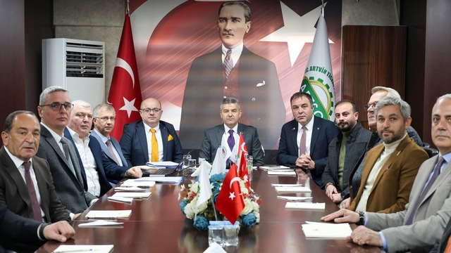 Artvin Valisi Ergün'den, Artvin TSO'ya ziyaret