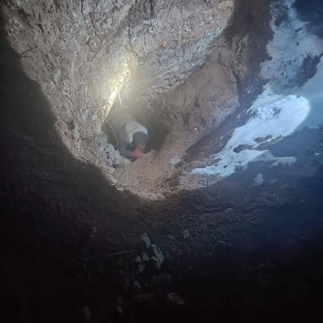 Kayseri'de sit alanında kaçak kazı yapan 4 şüpheli yakalandı