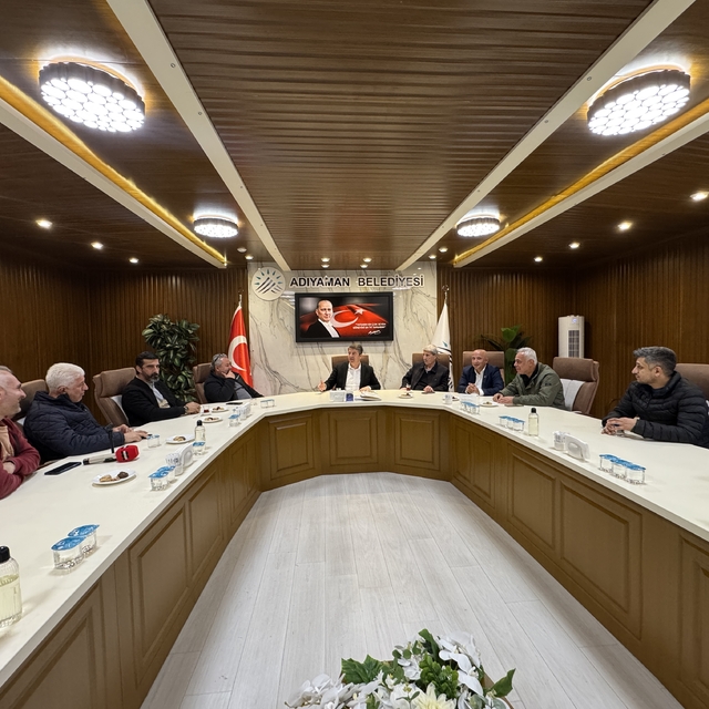 Adıyaman Belediye Başkanı Tutdere, gazetecilerle buluştu