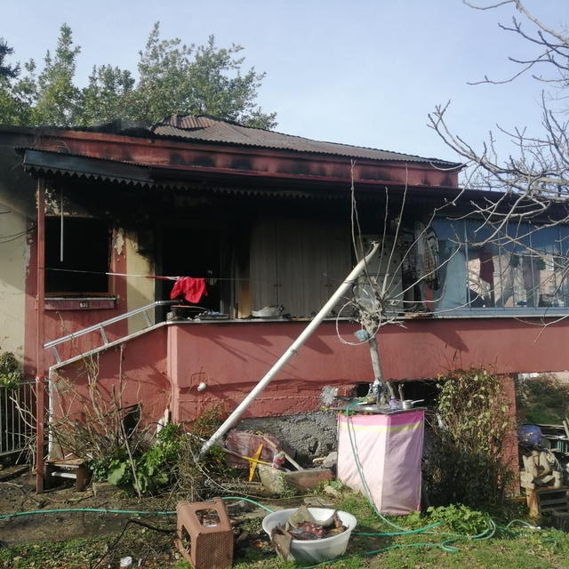 Trabzon'da evde çıkan yangında 1 kişi öldü