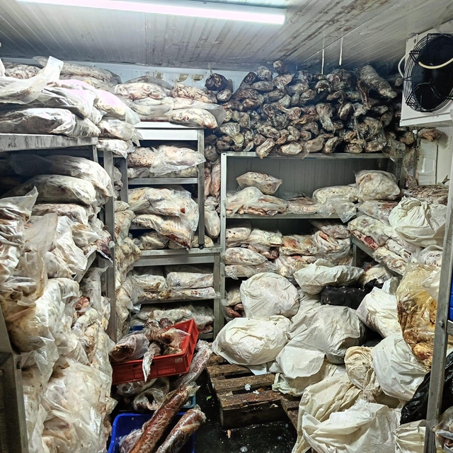 İzmir'de 3,8 ton bozuk et ve balık ele geçirildi