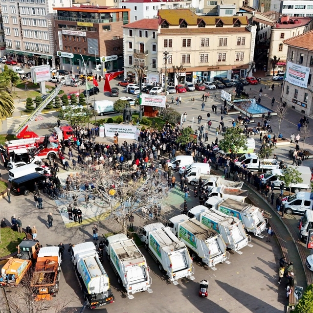 Giresun Belediyesi 34 hizmet aracı aldı