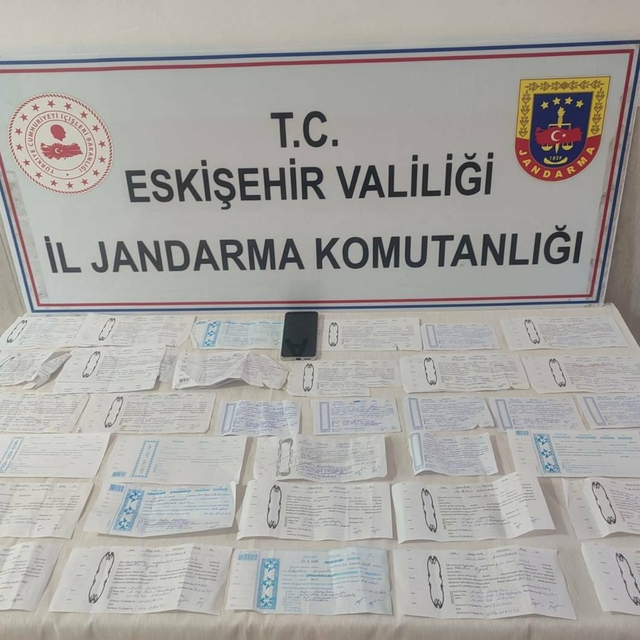Eskişehir'de tefecilik operasyonunda bir şüpheli yakalandı