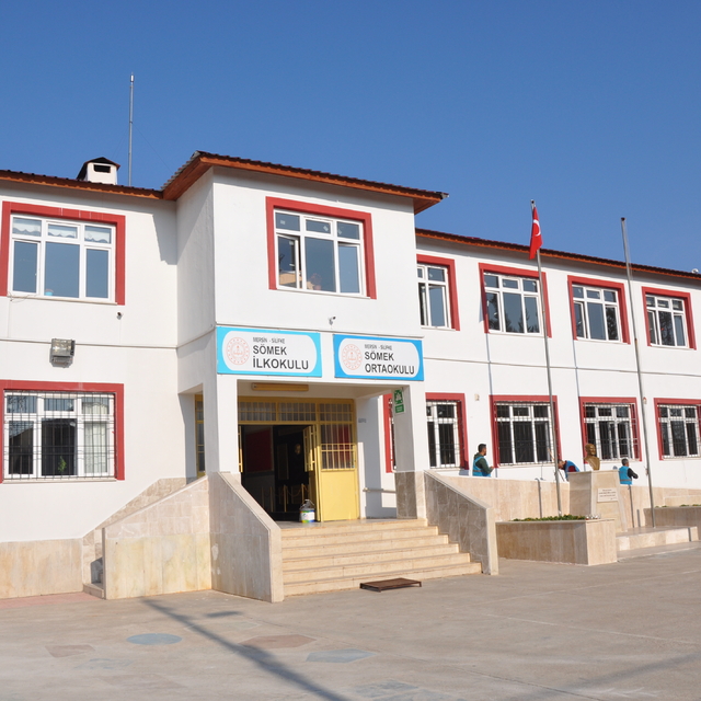 Silifke'de denetimli serbestlik hükümlüleri 4 okulu boyadı