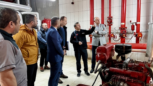 Kırklareli'nde öğrenci yurtları ile spor tesislerindeki yangın tedbirleri denetlendi