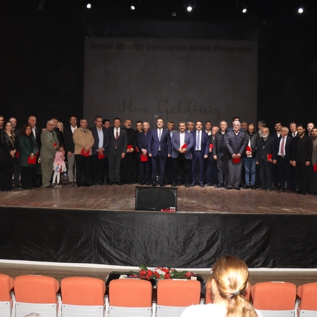 Şanlıurfa'da "Urfalı Musiki Ustaları" anıldı