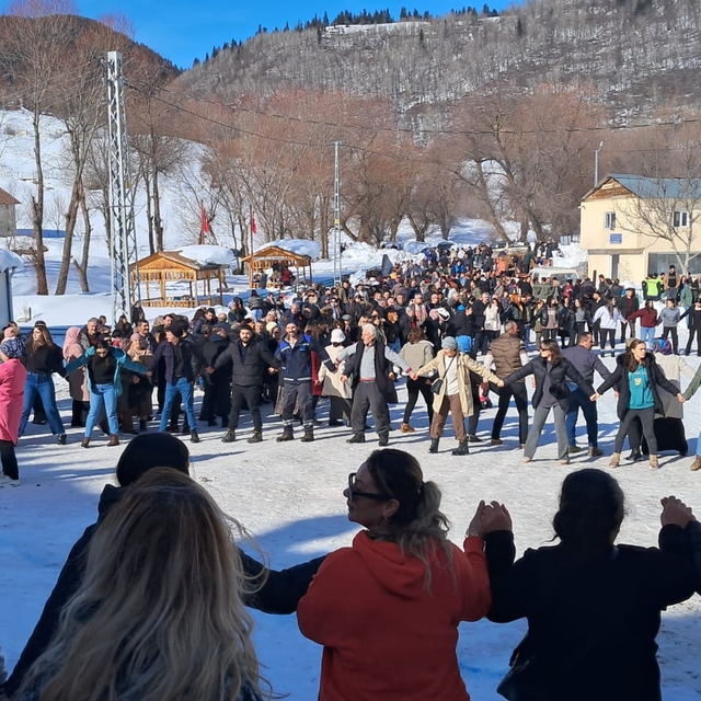 Artvin'de "9. Geleneksel Kar Festivali" düzenlendi