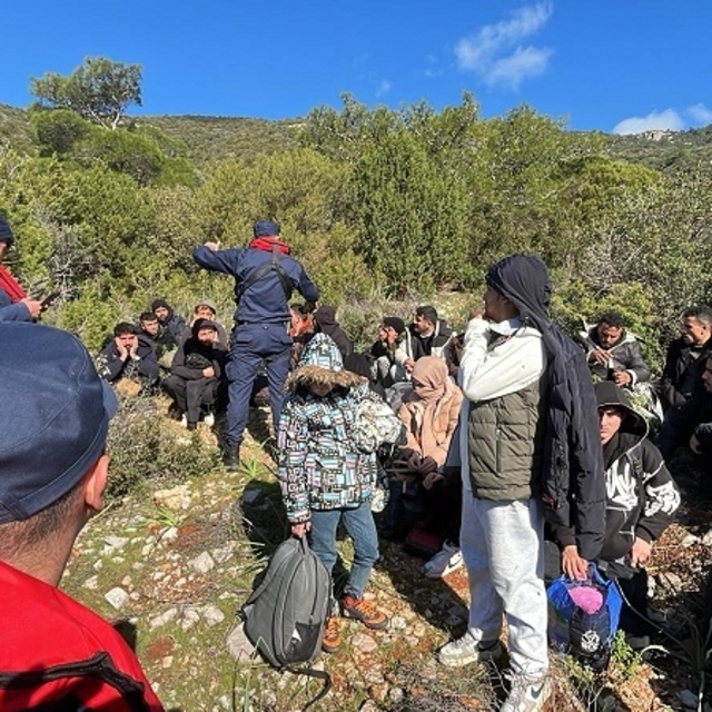 Bodrum'da 45 düzensiz göçmen yakalandı