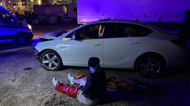 Nevşehir'de iki araca çarpan otomobil sürücüsü kaçtı: 5 yaralı