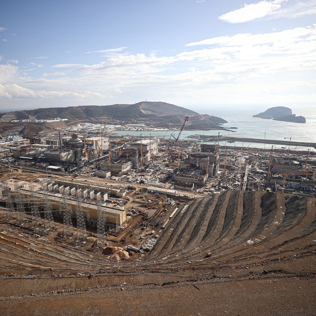 Akkuyu NGS'de birinci üniteyi soğutacak pompalama istasyonu devreye alınıyo...