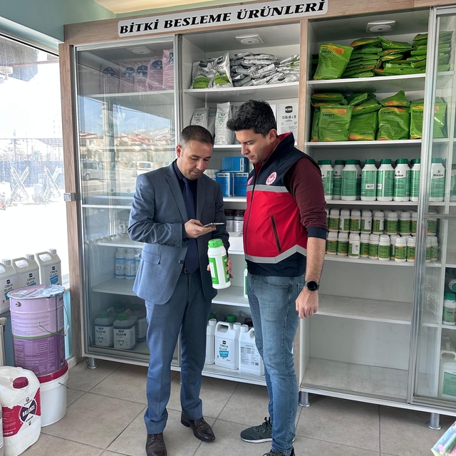 Niğde'de gübre bayilerinde denetim yapıldı