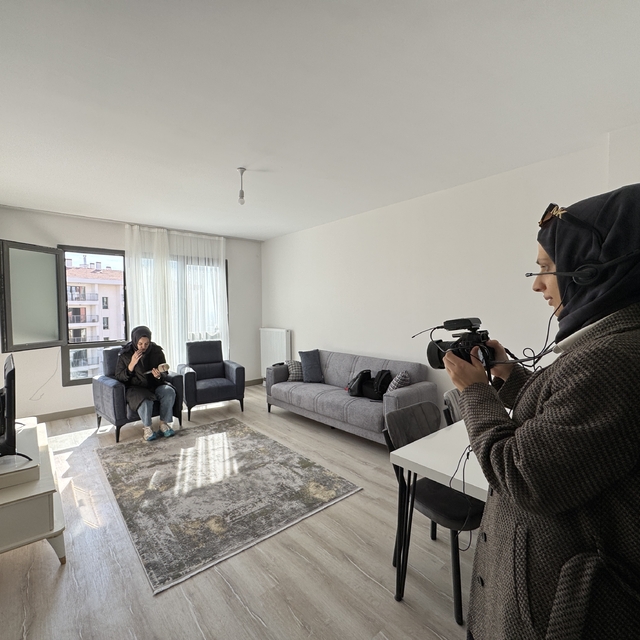 Medya mensuplarına Adıyaman'da 6 Şubat depremlerinin ardından yapılan çalış...